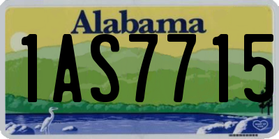AL license plate 1AS7715