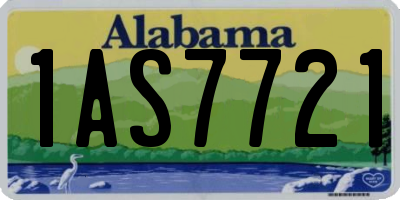 AL license plate 1AS7721