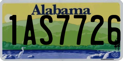 AL license plate 1AS7726