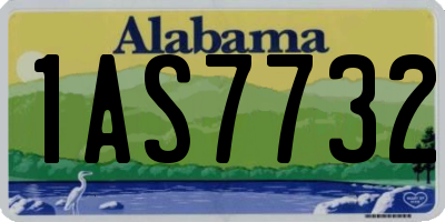 AL license plate 1AS7732