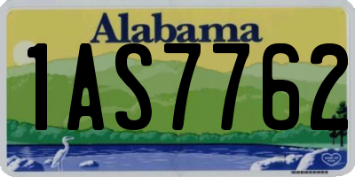 AL license plate 1AS7762