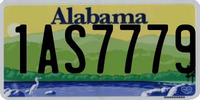 AL license plate 1AS7779