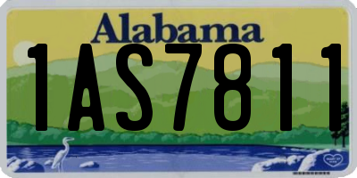 AL license plate 1AS7811