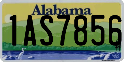 AL license plate 1AS7856