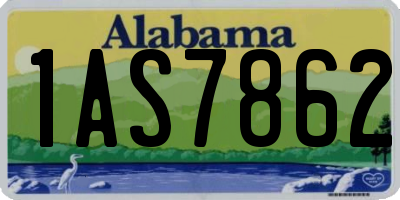 AL license plate 1AS7862