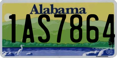 AL license plate 1AS7864