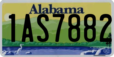 AL license plate 1AS7882