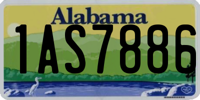 AL license plate 1AS7886