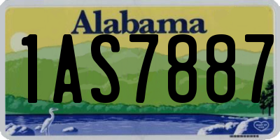 AL license plate 1AS7887