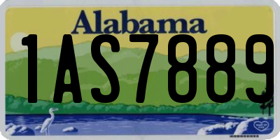 AL license plate 1AS7889