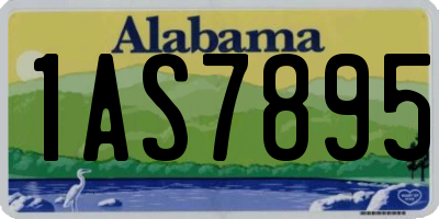 AL license plate 1AS7895