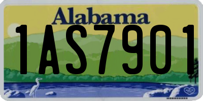 AL license plate 1AS7901