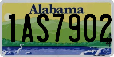 AL license plate 1AS7902