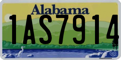 AL license plate 1AS7914