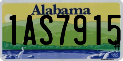 AL license plate 1AS7915