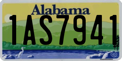 AL license plate 1AS7941