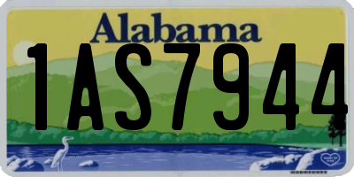 AL license plate 1AS7944