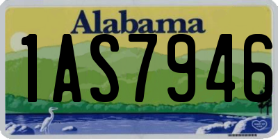 AL license plate 1AS7946