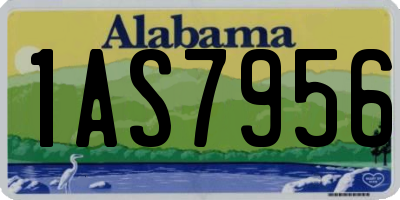 AL license plate 1AS7956