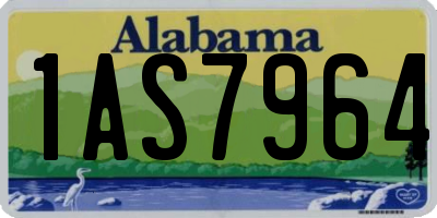 AL license plate 1AS7964