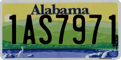 AL license plate 1AS7971