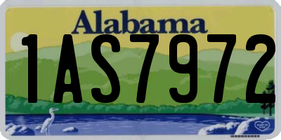 AL license plate 1AS7972