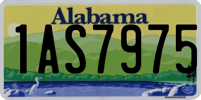 AL license plate 1AS7975