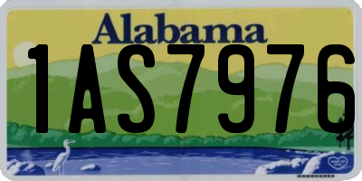 AL license plate 1AS7976