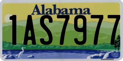 AL license plate 1AS7977