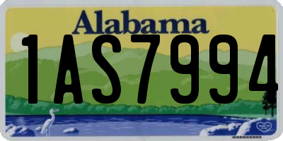 AL license plate 1AS7994