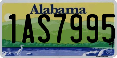 AL license plate 1AS7995