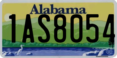 AL license plate 1AS8054