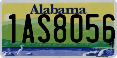 AL license plate 1AS8056