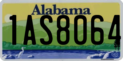 AL license plate 1AS8064