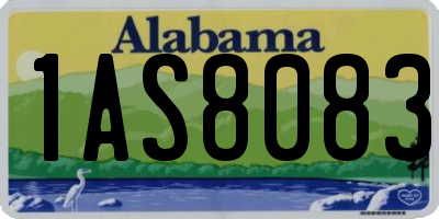 AL license plate 1AS8083