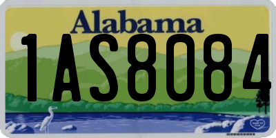 AL license plate 1AS8084