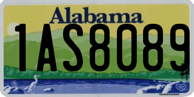 AL license plate 1AS8089
