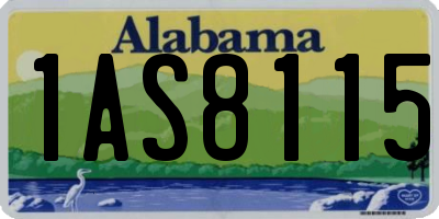 AL license plate 1AS8115