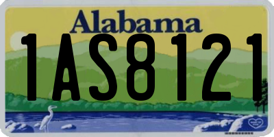 AL license plate 1AS8121