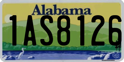 AL license plate 1AS8126