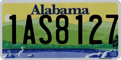 AL license plate 1AS8127