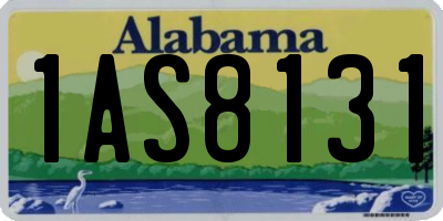 AL license plate 1AS8131