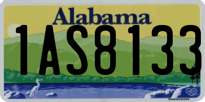 AL license plate 1AS8133