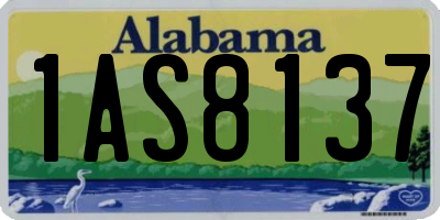 AL license plate 1AS8137