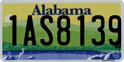 AL license plate 1AS8139
