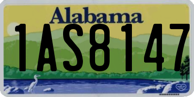 AL license plate 1AS8147