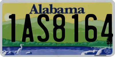 AL license plate 1AS8164