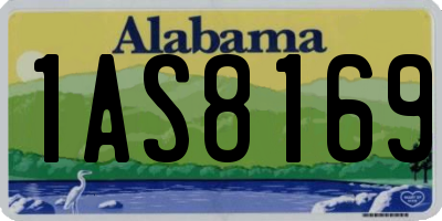 AL license plate 1AS8169