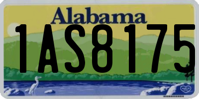 AL license plate 1AS8175