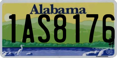 AL license plate 1AS8176